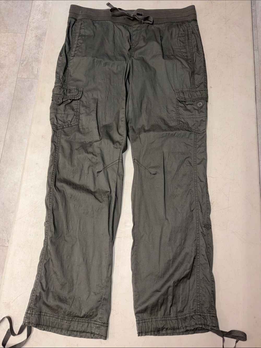 Y2K Utility Cargo Cotton Pants Sz 14